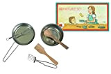 Egmont Toys padelle in Metallo Set per Bambini da 18 Mesi di Cucina per Pancake, Ragazze, Colore Vari, 540046