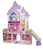 Eichhorn 100002535 - Casa per Le Bambole con mobili, Misura Grande, Multicolore