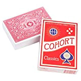 Ellusionist Red Cohort - Tavoletta di carte da gioco classiche, design anni '30