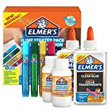 Elmer's Kit di Base per Slime con Colla, Colla Trasparente, Penne con Colla Glitterata e Liquido Magico Attivatore di Slime, ...