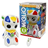 Emiglio - Robot il Compagno per mille avventure, con luci e suoni, voice changer, sensore di sensibilità, con movimento in ...