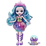 Enchantimals - Ocean Kingdom Bambola Stingley Capelli Blu e Jelanie la Medusa, Gonna Rimovibile e Accessori, Giocattolo per Bambini 3+ ...