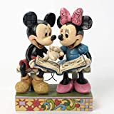 Enesco 4037500 Figurina Mickey & Minnie 85Mo Anniversario, Resina, Disney Tradition, Design di Jim Shore, 17.5 cm
