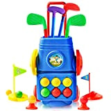 EPPO Set di giocattoli da golf per bambini, set da gioco, giocattolo sportivo, regalo con 4 mazze da golf colorate, ...