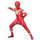 ERALED Bambini Adulti Tuta Spidey Iron Spider Mask Suit Fancy Dress Party Costumi Cosplay Tuta di Halloween Zentai 3D Stampato ...