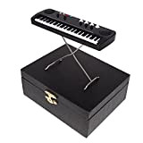 ERINGOGO Tastiera in Miniatura con Stand E Custodia Mini Figura del Pianoforte per La Tastiera Modello di Synth Decorazioni per ...