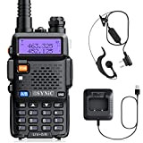 ESYNiC Walkie Talkie UV-5R Dual Band 65 MHz~108MHz VHF/UHF Walky Talky LED FM 128 Canali Memoria Due Vie Radio Ricetrasmettitore ...