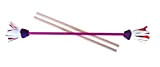 Eureka jabds _ G _ Red/White/Purple Set Bastone del Diavolo Flower + Bacchette