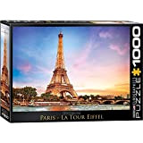 EuroGraphics- Paris Eiffel Tower Puzzle (1000-Piece), Multicolore, 6000-0765