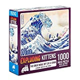 Exploding Kittens Jigsaw Puzzles for Adults -The Great Wave Off Cat-a-gawa - 1000 Piece Jigsaw Puzzles For Family Fun & ...