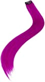 Extension viola capelli finti ciuffo colorato 35 cm