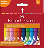 Faber Castell Cf12 Pastelli Cera In Plasticajumbo