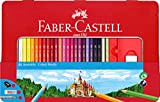 Faber-Castell Confezione di matite colorate multicolore custodia in metallo 36 Lápices Rosso