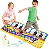 Faburo Tappeto Musicale, Bambini Piano Mat Tastiera Danza Stuoia Strumento, Bambini Coperta da Gioco Tocco Mat Educativo Giocattolo(70 * 30cm)