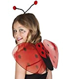 Fancy Ole – Ailes Coccinelle Costume de sonde Serre-tête papillon rouge