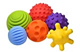 FancyBaby 6 palline sensoriali neonati, Giochi educativi per neonati palla sensoriale neonati, Giochi sensoriali per neonati, Palla morbida neonato per ...