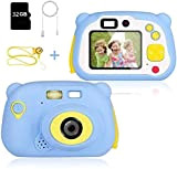 Farrun Macchina Fotografica per Bambini Selfie 8MP Fotocamera per Bambine Bambina 1080P Videocamera con Scheda 32G per Bimbi 3 4 ...