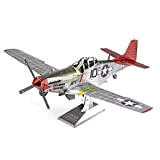 Fascinations ICX142 - Metal Earth ICONX 502896 - Tuskegee Airmen P-51D Mustang, kit di costruzione 3D tagliato al laser, 2 ...