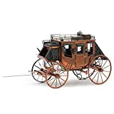 Fascinations Metal Earth Wild West Stagecoach - Kit per modellini in metallo 3D