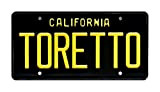 Fast and the Furious | TORETTO | Metal Stamped License Plate