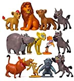 FDDE 12 pz The Lion King 1-2.3 '' Mini King Figure Playset Giocattoli, Personaggi Animali Figura Giocattoli Mini Figura Collezione ...
