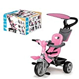 Feber- Baby Plus Music Triciclo, Colore Rosa/Bianco, 800012132