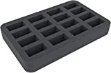 Feldherr HS035A008 35 mm Foam Tray Compatible with Miniatures in Scale 1:72 (20 mm) - 16 compartments