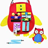 Felly Montessori Toys 2 Anni, Giochi Bambini 1- 5 Anno, Precoce per Base sulle Abilità Vita, Imparare Chiudere Cerniera, Bottoni, ...