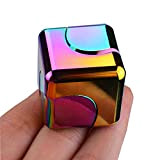 Fidget Finger Hand Spinner in lega, metallo piccolo gadget da scrivania cubo di Rubik, Focus spirale Twister, punta delle dita ...