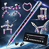 Fidget penna, penna magnetica in metallo per decompressione penna multifunzione giocattolo fai da te blocchi di costruzione antistress giocattoli regalo ...