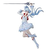 Figura di Weiss Schnee, modello di personaggio RWBY da 6,7 ​​pollici, postura di danza, bambole statiche realistiche con abito bianco, ...