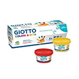 Fila - Giotto- Colori Dita, Multicolore, 6 unità (Confezione da 1), 40234