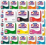 FIMO STARTER PACK 12 COLOUR MULTI-COLOUR PACK_ASSORTED BLOCKS_CREATIVE ARTS & CRAFTS by FIMO