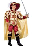 Fiori Paolo- Costume per Bambini, Oro/Rosso, 9-11 anni, 27511.9-11