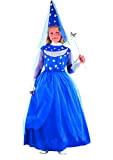 FIORI PAOLO- Fatina Costume Bambina, Colore Blu, M (5-7 Anni), 61053.M