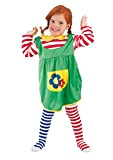 Fiori Paolo- Pel di Carota Costume Bambina, Multicolore, 3-4 anni, 61331.3-4