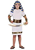 FIORI PAOLO- Principe del Nilo Costume Bambino, Colore Bianco, M (5-7 Anni), 61231.M