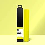 FIRST EDITION Vinile termoadesivo lucido giallo neon 12X24