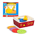 Fisher Price Classici 1697 Music Box Record Player, Giocattolo musicale per bambini, Giocattolo educativo interattivo con 10 canzoni, Giocattolo per ...