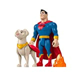 Fisher-Price - DC League of Super-Pets Superman & Krypto, Giocattolo per Bambini 3+ Anni, HGL02 + 2 Buoni Cinema DC ...