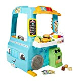Fisher-Price, Food Truck, Camion da cucina Blu con Suoni e Luci, Giocattolo Educativo per Bambini 3+Anni, GHJ07