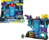 Fisher-Price Imaginext - DC Super Friends Playset di Batman, Batcaverna Bat-Tech con Luci e Suoni, Giocattolo per Bambini 3+Anni, GYV24