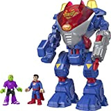 Fisher-Price Imaginext DC Super Friends Superman Robot, set da gioco robot con personaggi per bambini in età prescolare dai 3 ...