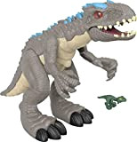 Fisher-Price Imaginext- Dinosauro Indominus Rex, Morde e Si Muove Jurassic Park/World Giocattolo per Bambini 3+Anni, GMR16