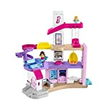 Fisher-Price Little People Casa dei Sogni di Barbie - Multilingue, playset interattivo con luci, musica, frasi, personaggi e accessori per ...