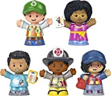 Fisher-Price - Little People Community Heroes, set di 5 personaggi per bambini dai primi passi fino età prescolare, Giocattolo per ...