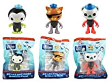 Fisher-Price Octonauts Glow in Dark Octo Suits Pack 4 Pezzi Giocattolo Action Figure - Captain Barnacles, Kwazii & Peso