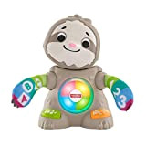 Fisher-Price- Parlamici Baby Bradipo Giocattolo Educativo con Luci, Multicolore, GHY90