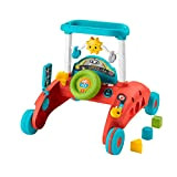 Fisher-Price - Primi Passi al Volante, multilingue, giocattolo ispirato a una macchina che incoraggia i bambini a camminare, con attività ...