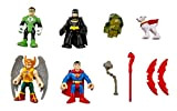 Fisher-Price Toy - Set di statuette di Super Friends di Imaginext DC Comics - Batman - Superman - Hawkman